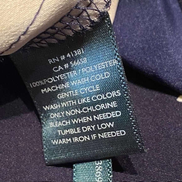 Lauren Ralph Lauren Blue Ivory Capris Pants - Picture 6 of 12